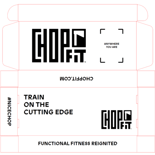 Chopfit packaging graphics