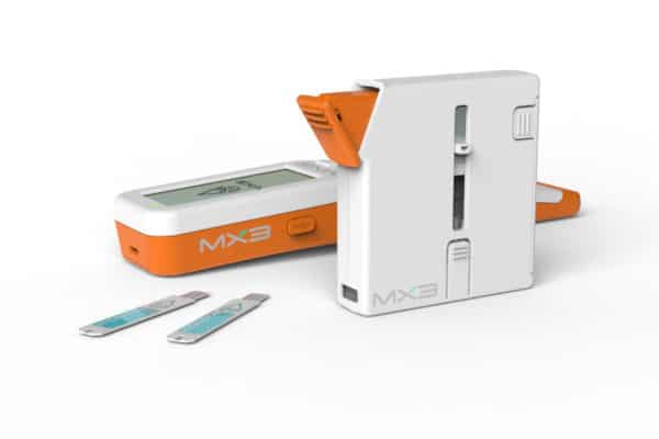 MX3 Hydration Testing device and test strip dispenser