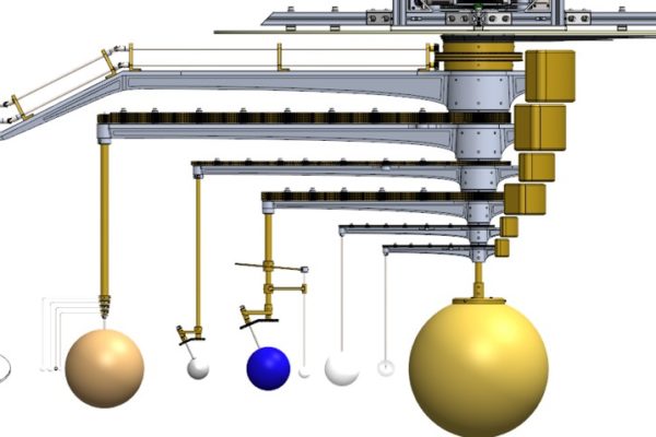 CAD model of the Tycho Design Astronomical Clock