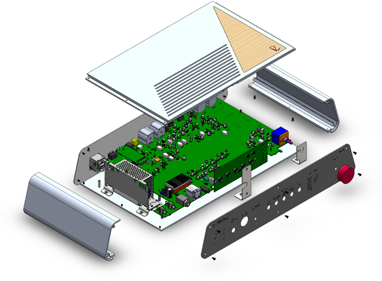 Rupert Neve Designs Fedelice DAC exploded view
