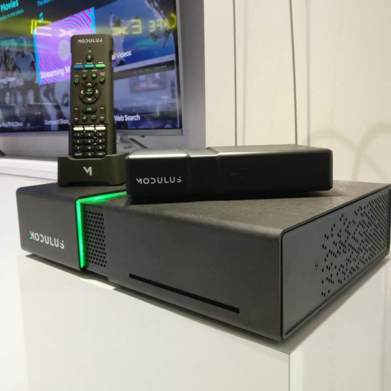 Modulus Media Systems M1 device and remote at CEDIA
