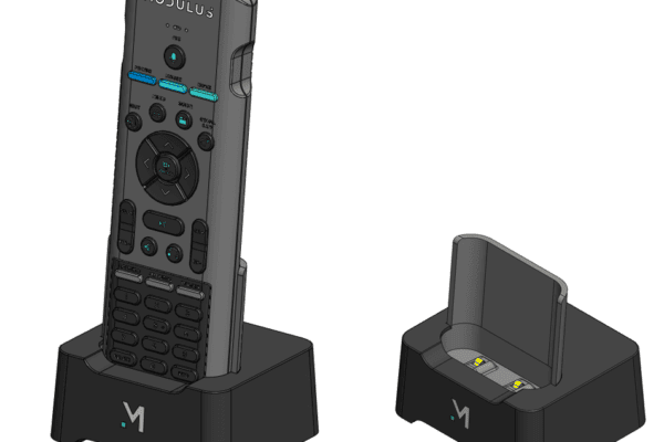 CAD model of Modulus Media Systems remote