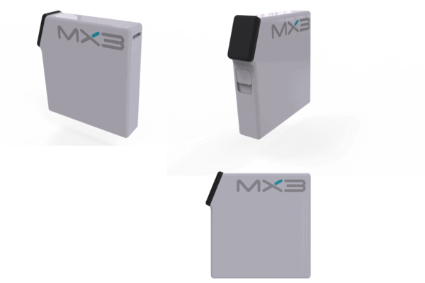 Rendering of the MX3 dispenser